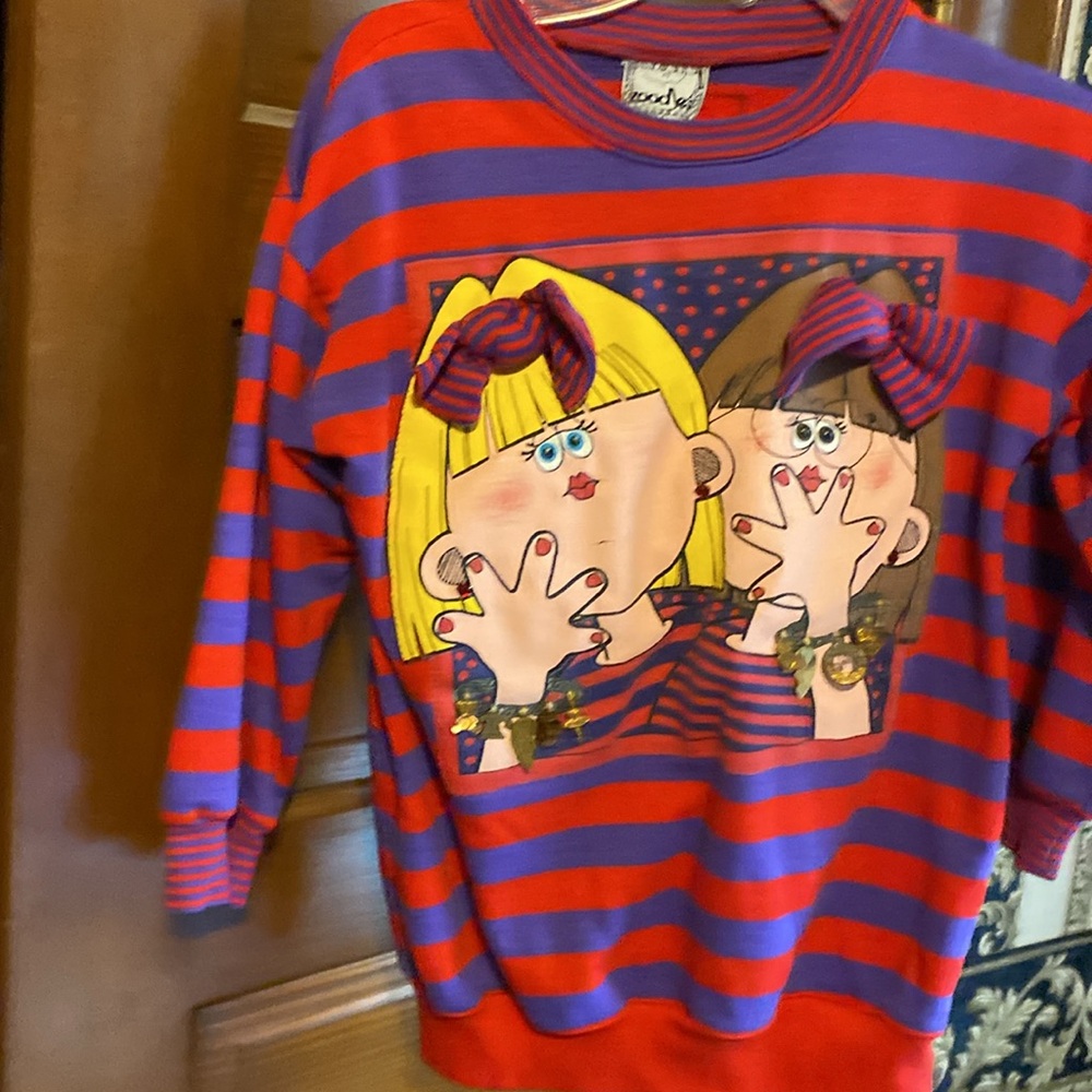 Zoodles Colorful Striped Kids Shirt with Cartoon Print